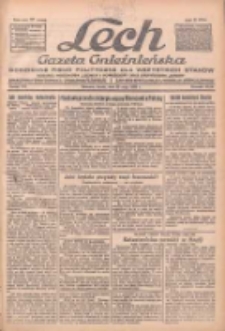 Lech.Gazeta Gnieźnieńska: codzienne pismo polityczne dla wszystkich stan&oacute;w. Dodatki: tygodniowy "Lechita" i powieściowy oraz dwutygodnik "Leszek" 1932.05.25 R.33 Nr118