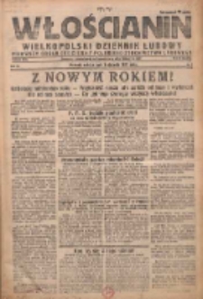 Włościanin: wielkopolski dziennik ludowy: pierwszy organ codzienny Polskiego Stronnictwa Ludowego 1927.01.01 R.9 Nr1