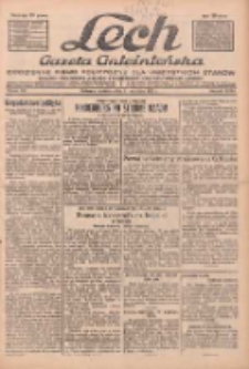 Lech.Gazeta Gnieźnieńska: codzienne pismo polityczne dla wszystkich stan&oacute;w. Dodatki: tygodniowy "Lechita" i powieściowy oraz dwutygodnik "Leszek" 1932.09.11 R.33 Nr209