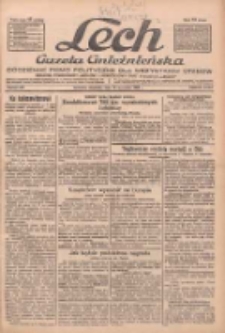 Lech.Gazeta Gnieźnieńska: codzienne pismo polityczne dla wszystkich stan&oacute;w. Dodatki: tygodniowy "Lechita" i powieściowy oraz dwutygodnik "Leszek" 1932.09.18 R.33 Nr215