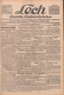 Lech.Gazeta Gnieźnieńska: codzienne pismo polityczne dla wszystkich stan&oacute;w. Dodatki: tygodniowy "Lechita" i powieściowy oraz dwutygodnik "Leszek" 1932.10.12 R.33 Nr235
