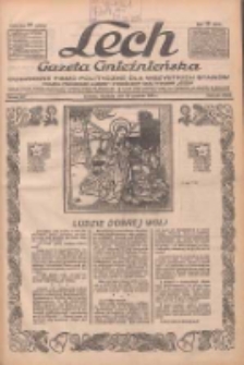 Lech.Gazeta Gnieźnieńska: codzienne pismo polityczne dla wszystkich stan&oacute;w. Dodatki: tygodniowy "Lechita" i powieściowy oraz dwutygodnik "Leszek" 1932.12.25 R.33 Nr297
