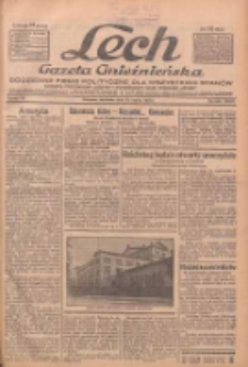 Lech.Gazeta Gnieźnieńska: codzienne pismo polityczne dla wszystkich stan&oacute;w. Dodatki: tygodniowy "Lechita" i powieściowy oraz dwutygodnik "Leszek" 1933.03.12 R.34 Nr59