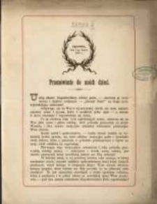 Przem&oacute;wienie do moich dzieci, Dąbr&oacute;wka dnia 5-go lipca 1893 r.