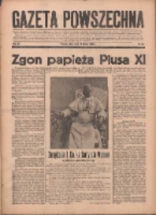 Gazeta Powszechna 1939.02.11 R.22 Nr34