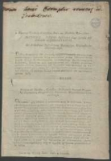 Z Głowney Kwatery Łowickiey dnia 29. grudnia roku 1806. [Inc. :] Podług dyspozycyi JW Generała Dąbrowskiego Głownie Komenderującego, zechcesz WPan natychmiast posłać officyera z Komedy swoiey... : datum 29 grudnia roku 1806 w Łowiczu / Maurycy Hauke, Franciszek Rydzyński.
