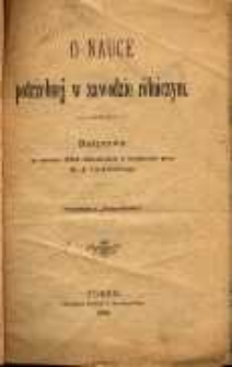 O nauce potrzebnej w zawodzie r&oacute;lniczym [!] : rozprawa na zebraniu K&oacute;łek włościańskich w Trzemesznie / przez ks. A. Ćwiklińskiego.