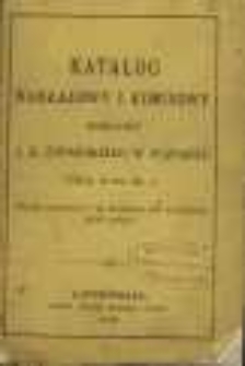 Katalog nakładowy i komisowy księgarni Jana Konstantego Żupańskiego w Poznaniu. 1882