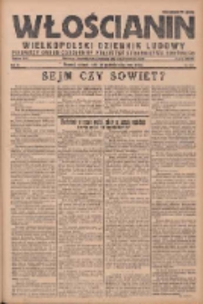 Włościanin: wielkopolski dziennik ludowy: pierwszy organ codzienny Polskiego Stronnictwa Ludowego 1927.10.22 R.9 Nr243