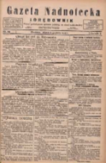 Gazeta Nadnotecka i Orędownik: pismo poświęcone sprawie polskiej na ziemi nadnoteckiej 1925.12.11 R.5 Nr286