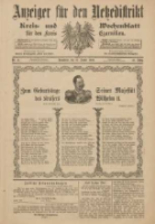 Anzeiger für den Netzedistrikt Kreis- und Wochenblatt für den Kreis Czarnikau 1900.01.27 Jg.48 Nr11