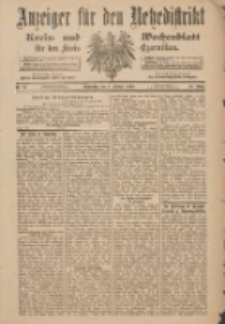 Anzeiger f&uuml;r den Netzedistrikt Kreis- und Wochenblatt f&uuml;r den Kreis Czarnikau 1900.02.01 Jg.48 Nr13