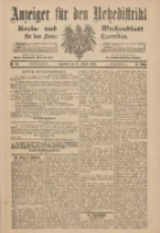 Anzeiger f&uuml;r den Netzedistrikt Kreis- und Wochenblatt f&uuml;r den Kreis Czarnikau 1900.02.17 Jg.48 Nr20