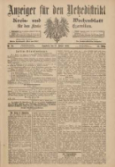 Anzeiger für den Netzedistrikt Kreis- und Wochenblatt für den Kreis Czarnikau 1900.02.17 Jg.48 Nr20