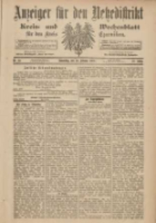 Anzeiger für den Netzedistrikt Kreis- und Wochenblatt für den Kreis Czarnikau 1900.02.20 Jg.48 Nr21