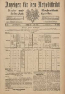 Anzeiger f&uuml;r den Netzedistrikt Kreis- und Wochenblatt f&uuml;r den Kreis Czarnikau 1900.04.03 Jg.48 Nr39