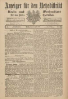 Anzeiger f&uuml;r den Netzedistrikt Kreis- und Wochenblatt f&uuml;r den Kreis Czarnikau 1900.04.10 Jg.48 Nr42