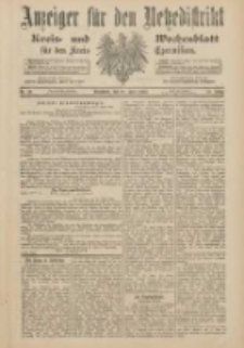 Anzeiger für den Netzedistrikt Kreis- und Wochenblatt für den Kreis Czarnikau 1900.04.28 Jg.48 Nr49