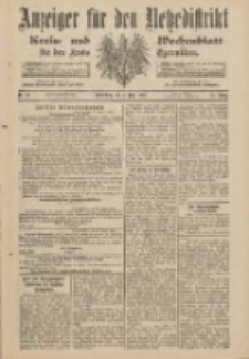Anzeiger f&uuml;r den Netzedistrikt Kreis- und Wochenblatt f&uuml;r den Kreis Czarnikau 1900.05.01 Jg.48 Nr50
