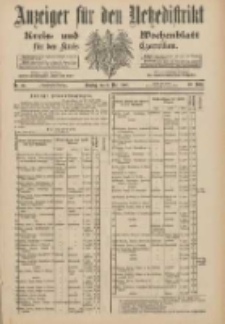 Anzeiger f&uuml;r den Netzedistrikt Kreis- und Wochenblatt f&uuml;r den Kreis Czarnikau 1900.05.08 Jg.48 Nr53