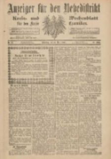 Anzeiger f&uuml;r den Netzedistrikt Kreis- und Wochenblatt f&uuml;r den Kreis Czarnikau 1900.03.29 Jg.48 Nr37