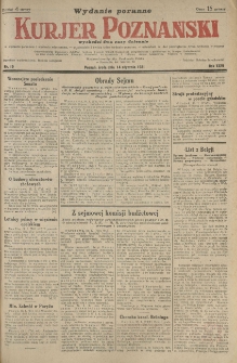 Kurier Poznański 1931.01.14 R.26 nr 19