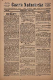 Gazeta Nadnotecka: pismo poświęcone sprawie polskiej na ziemi nadnoteckiej 1921.08.23 R.1 Nr66