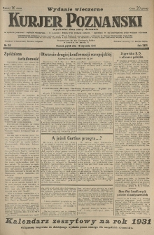 Kurier Poznański 1931.01.16 R.26 nr 24