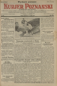 Kurier Poznański 1931.09.09 R.26 nr 411