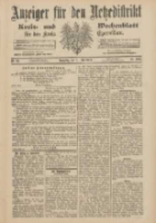 Anzeiger f&uuml;r den Netzedistrikt Kreis- und Wochenblatt f&uuml;r den Kreis Czarnkau 1900.05.31 Jg.48 Nr62