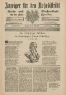 Anzeiger f&uuml;r den Netzedistrikt Kreis- und Wochenblatt f&uuml;r den Kreis Czarnikau 1900.06.23 Jg.48 Nr71