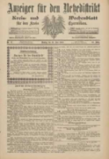 Anzeiger f&uuml;r den Netzedistrikt Kreis- und Wochenblatt f&uuml;r den Kreis Czarnikau 1900.06.26 Jg.48 Nr72