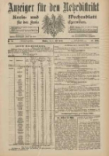 Anzeiger f&uuml;r den Netzedistrikt Kreis- und Wochenblatt f&uuml;r den Kreis Czarnikau 1900.07.03 Jg.48 Nr75