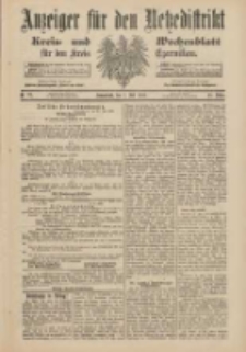 Anzeiger für den Netzedistrikt Kreis- und Wochenblatt für den Kreis Czarnikau 1900.07.07 Jg.48 Nr77