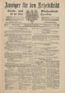 Anzeiger für den Netzedistrikt Kreis- und Wochenblatt für den Kreis Czarnikau 1900.07.14 Jg.48 Nr80