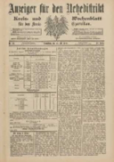 Anzeiger für den Netzedistrikt Kreis- und Wochenblatt für den Kreis Czarnikau 1900.07.21 Jg.48 Nr83