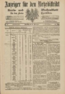 Anzeiger für den Netzedistrikt Kreis- und Wochenblatt für den Kreis Czarnikau 1900.07.26 Jg.48 Nr85
