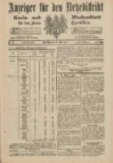 Anzeiger f&uuml;r den Netzedistrikt Kreis- und Wochenblatt f&uuml;r den Kreis Czarnikau 1900.07.26 Jg.48 Nr85
