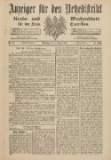 Anzeiger f&uuml;r den Netzedistrikt Kreis- und Wochenblatt f&uuml;r den Kreis Czarnikau 1900.08.02 Jg.48 Nr88