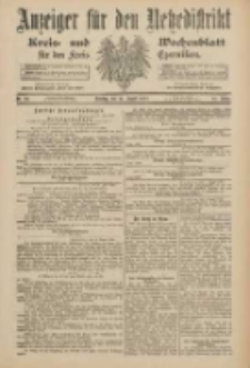 Anzeiger für den Netzedistrikt Kreis- und Wochenblatt für den Kreis Czarnikau 1900.08.14 Jg.48 Nr93