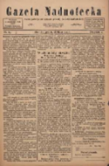Gazeta Nadnotecka: pismo poświęcone sprawie polskiej na ziemi nadnoteckiej 1922.07.28 R.2 Nr85