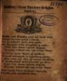 Modlitwy i pieśni narodowo-religijne. Cz. 1. [Incipit]: Boże coś Polskę przez tak liczne wieki!