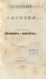 System umnictwa czyli Filozofii umysłow&eacute;j. Cz. 2