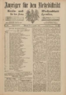 Anzeiger f&uuml;r den Netzedistrikt Kreis- und Wochenblatt f&uuml;r den Kreis Czarnikau 1900.09.08 Jg.48 Nr104