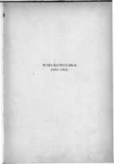 Wielkopolska (1851-1914). Wyb&oacute;r źr&oacute;deł
