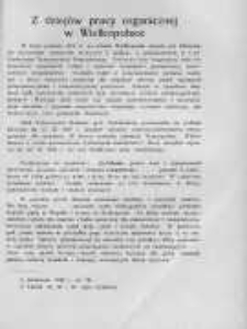 Z dziej&oacute;w pracy organicznej w Wielkopolsce