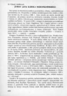 Żywot Jana Karola Marcinkowskiego