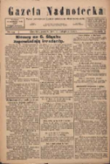 Gazeta Nadnotecka: pismo poświęcone sprawie polskiej na ziemi nadnoteckiej 1922.11.20 R.2 Nr134