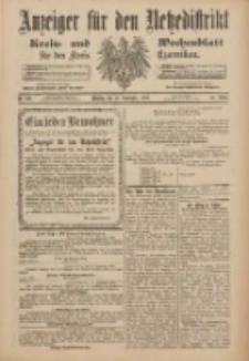 Anzeiger f&uuml;r den Netzedistrikt Kreis- und Wochenblatt f&uuml;r den Kreis Czarnikau 1900.09.25 Jg.48 Nr111