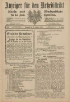 Anzeiger für den Netzedistrikt Kreis- und Wochenblatt für den Kreis Czarnikau 1900.09.29 Jg.48 Nr113